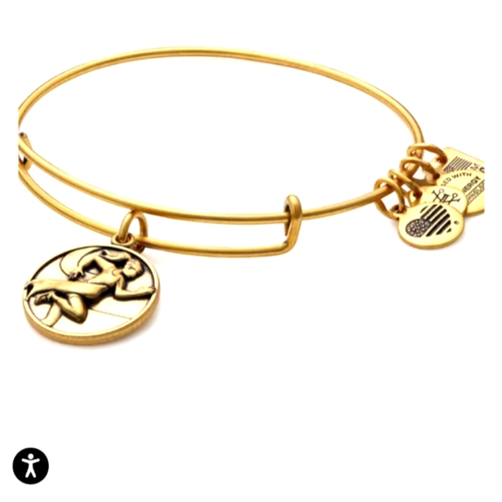 ALEX AND ANI OLYMPIC FIRST ON RECORD BANGLE BRACELET